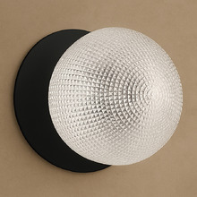 Lassie Diamond Cut Glass Cool White LED Outdoor Wall Light